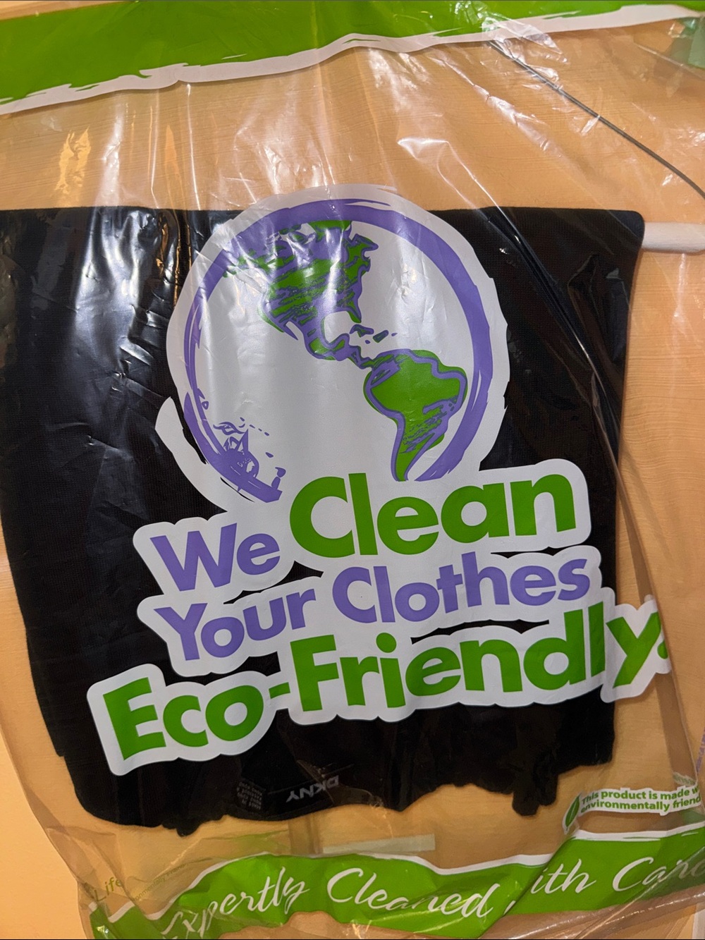 Eco-Friendly Laundry Garment Bag - Black